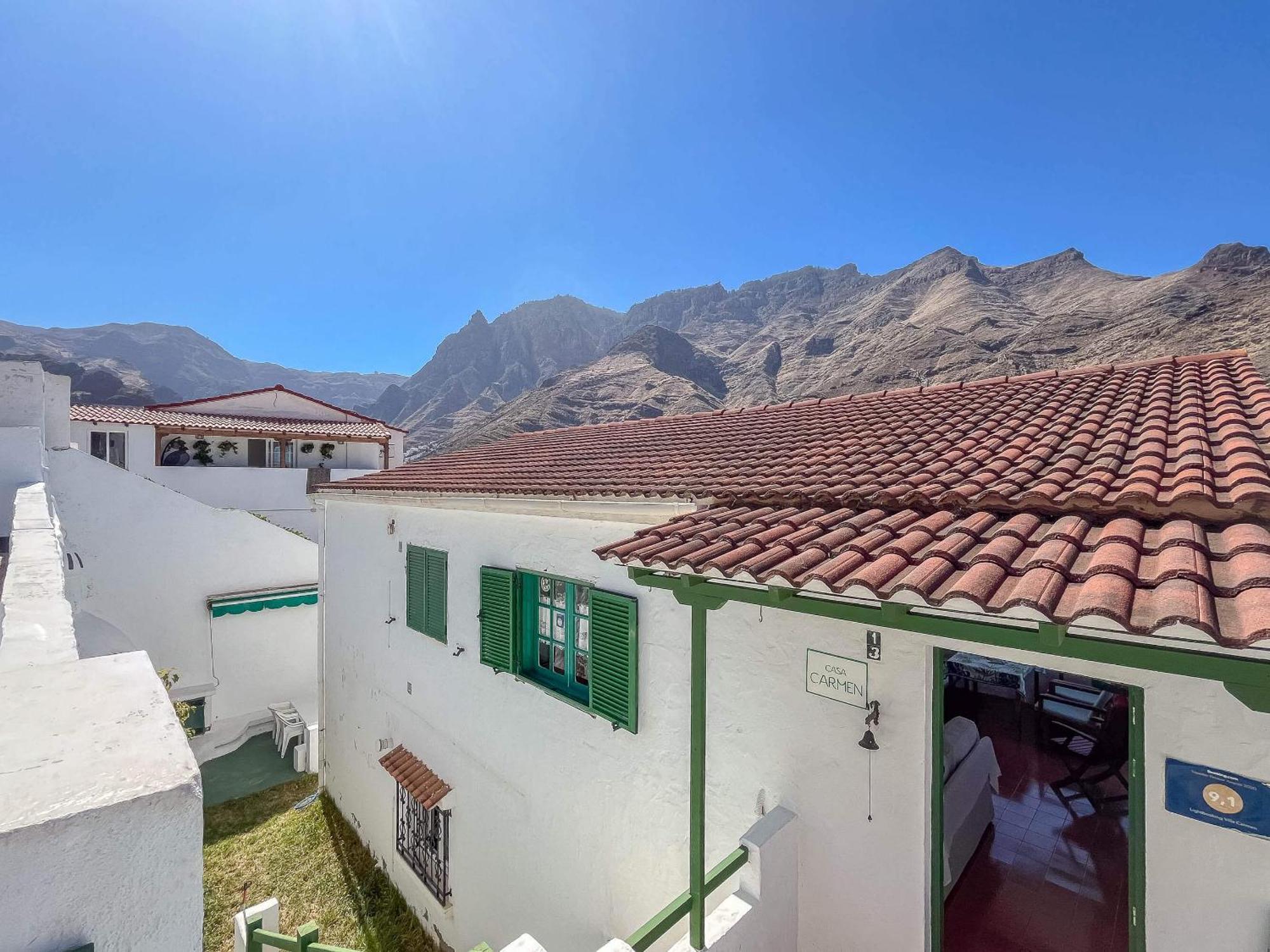 Casa Carmen Agaete Con Terraza Y Vistas Al Mar Apartment Exterior foto